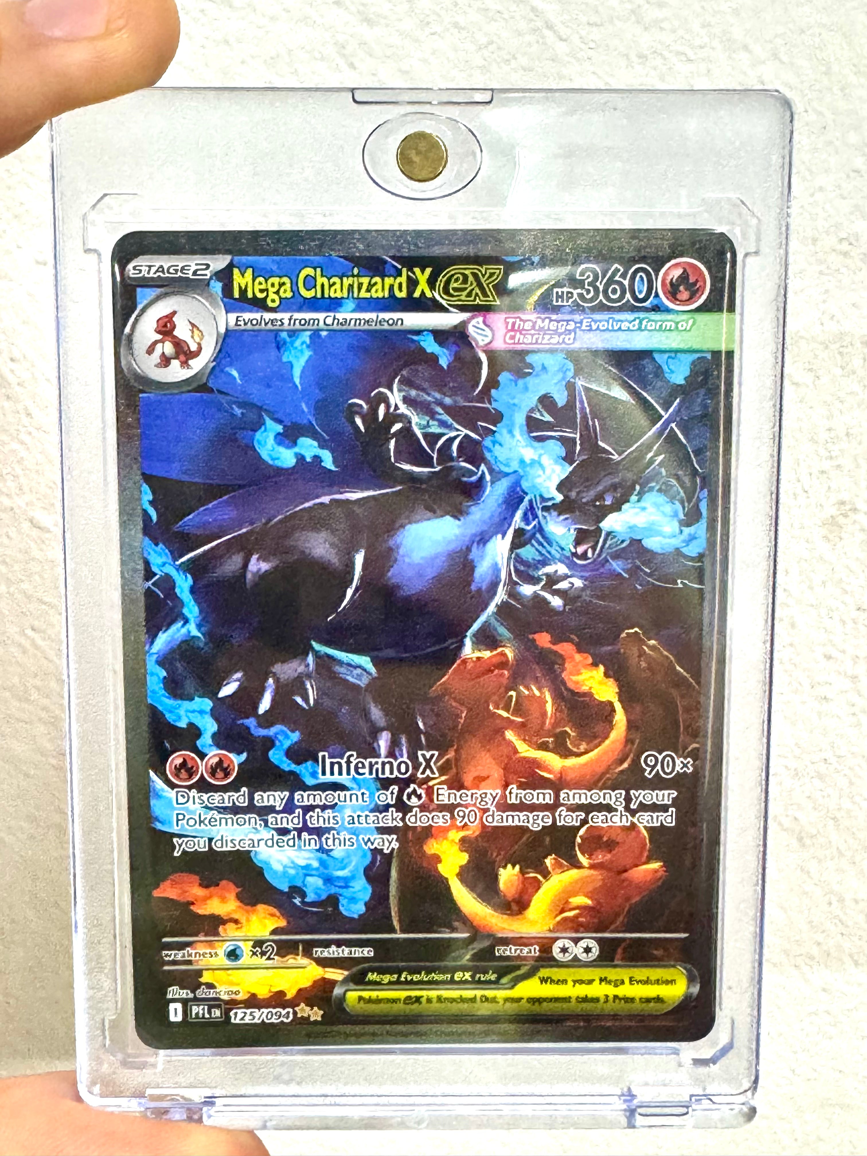 Pokémon TCG: Phantasmal Flames - 125/094 - Mega Charizar X EX