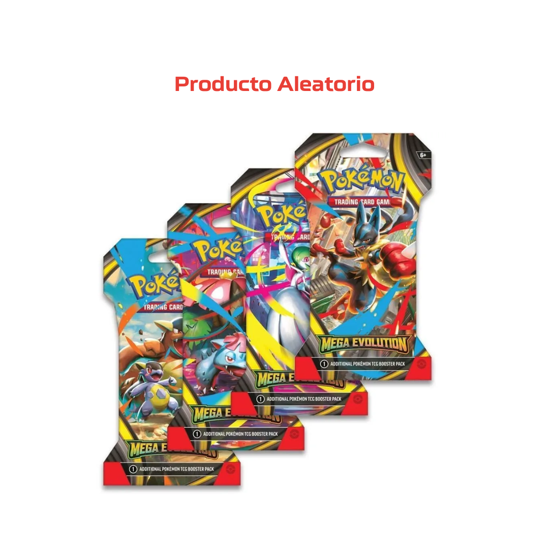 (VENTA ANTICIPADA) Pokémon TCG: Mega Evolution - Sleeved Booster Aleatorio (PAGO COMPLETO - LEER DESCRIPCION)