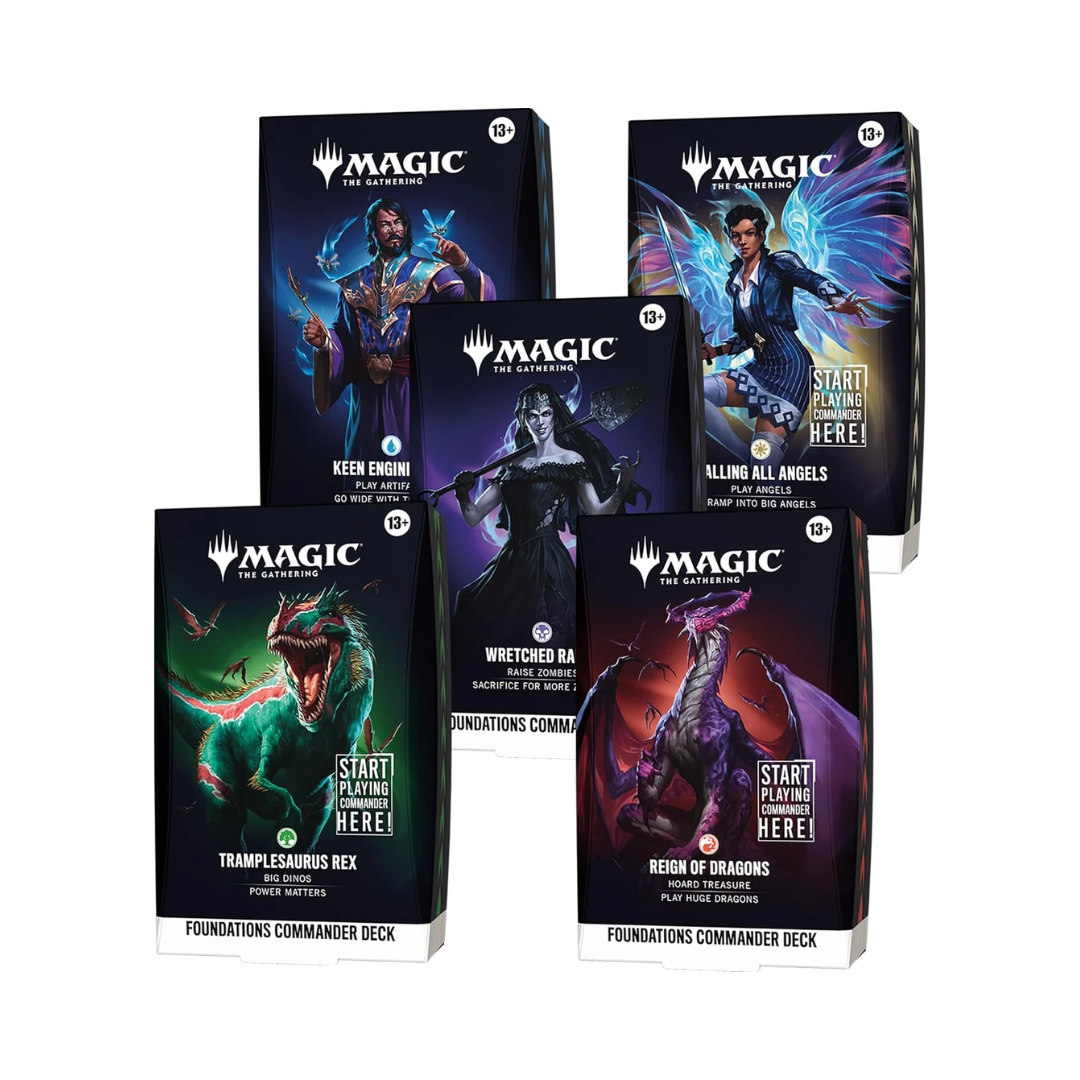 Magic The Gathering: Foundations Commander Deck Set