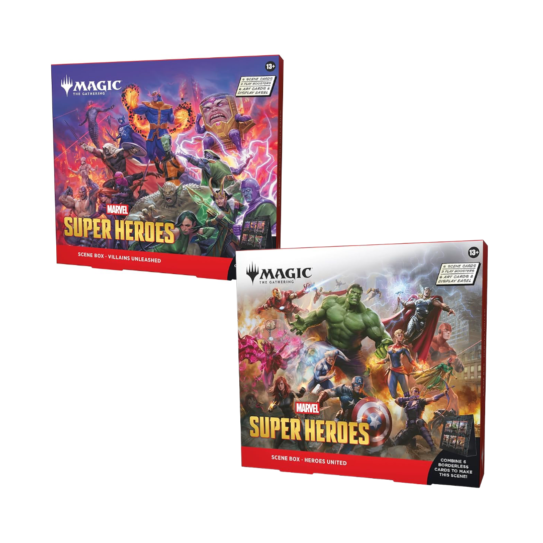 (APARTADO) Magic The Gathering: Marvel Super Heroes - Scene Box Set - Inglés (LEER DESCRIPCION)