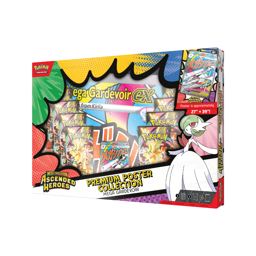 (PREVENTA) Pokémon TCG - Ascended Heroes - Premium Poster Collection - Mega Gardevoir (APARTADO - LEER DESCRIPCION)