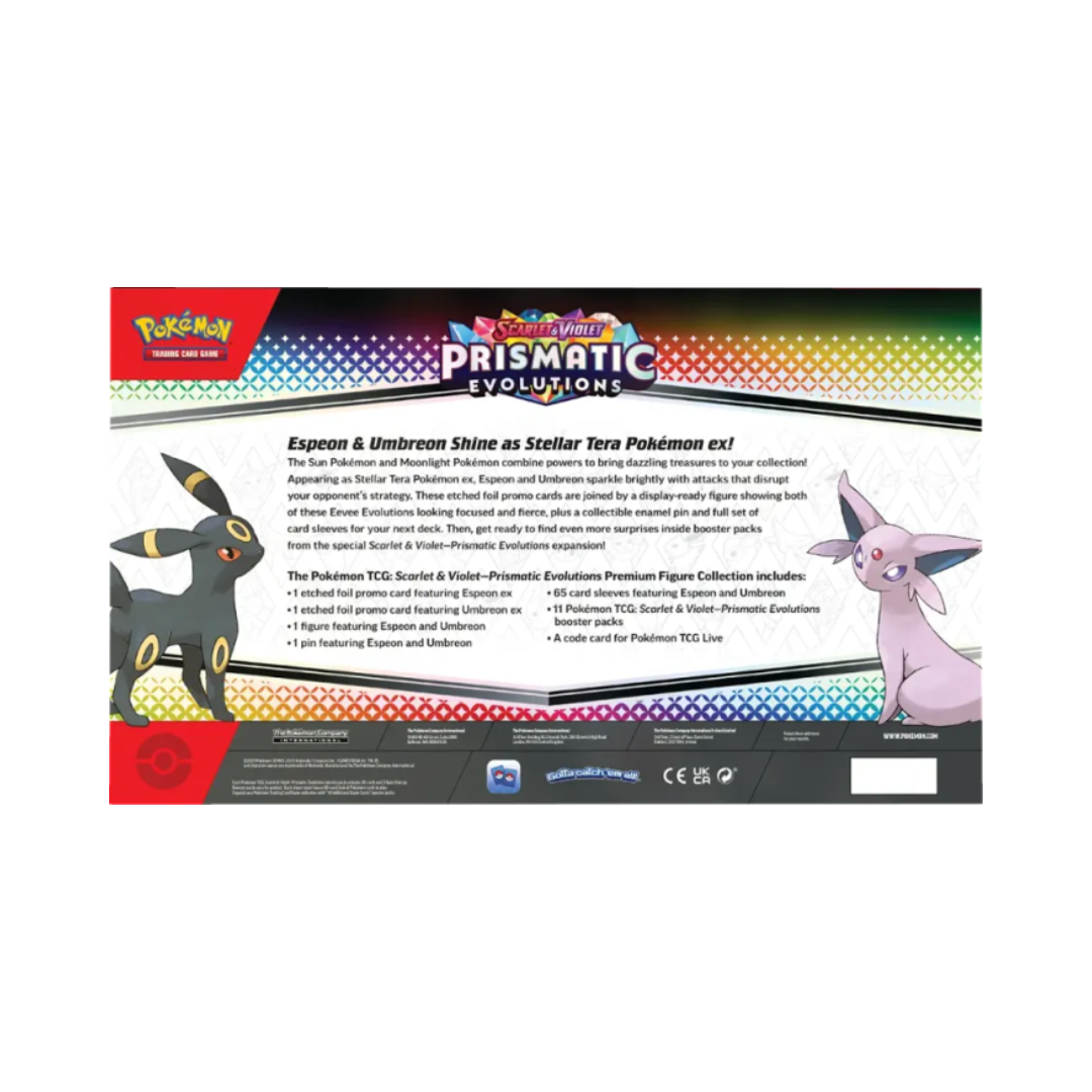 (VENTA ANTICIPADA) Pokémon TCG: Premium Figure Collection - Prismatic Evolution Inglés (PAGO COMPLETO - LEER DESCRIPCION)
