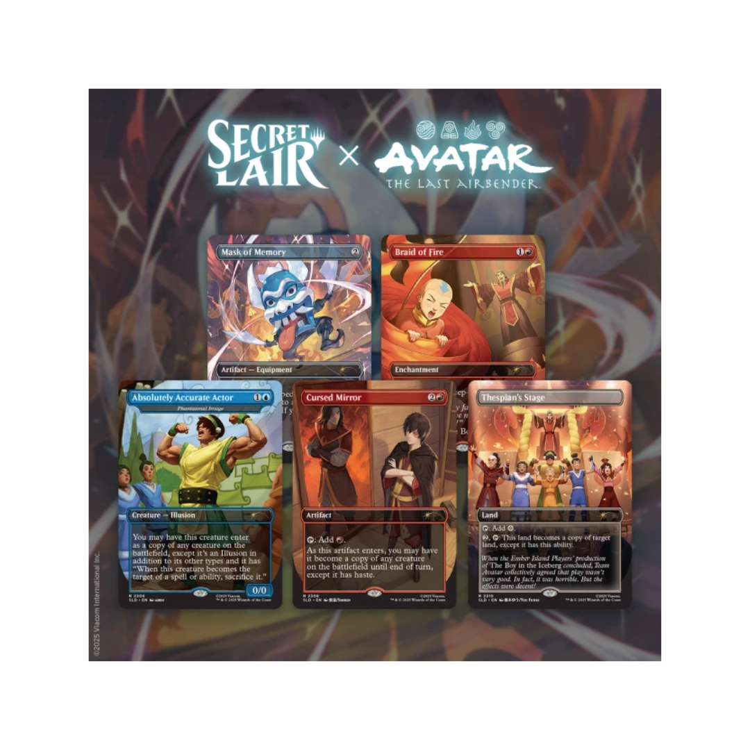 MTG Secret Lair - Avatar: The Ember Island Players