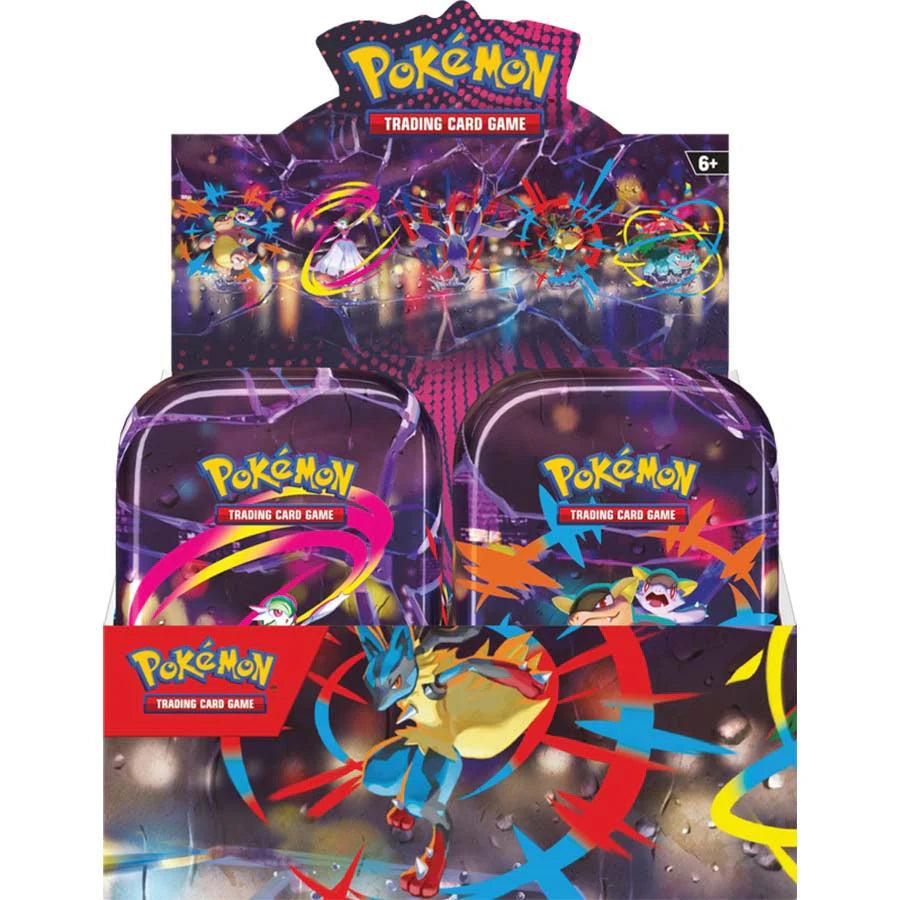 (VENTA ANTICIPADA) Pokémon TCG: Mega Heroes (Mega Evolution) - Mini Tin Display Ingles (PAGO COMPLETO - LEER DESCRIPCION)
