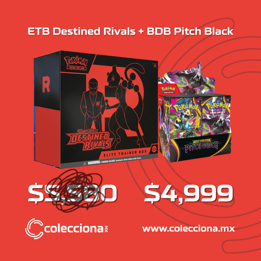 Combo Pokemon TCG - ETB Destined Rivals + BDB Pitch Black