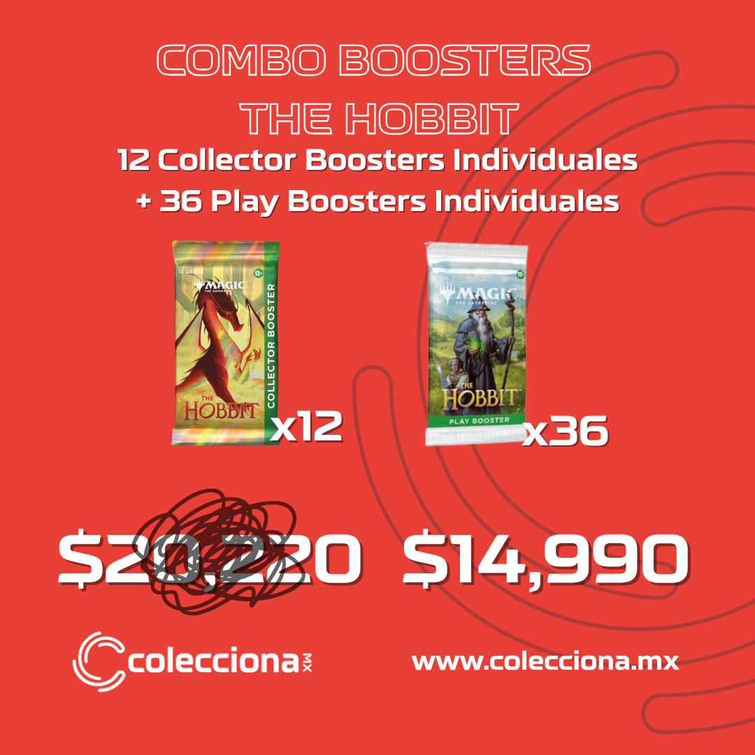 Sobres The Hobbit - MTG - 12 Collector boosters individuales + 36 Play boosters individuales
