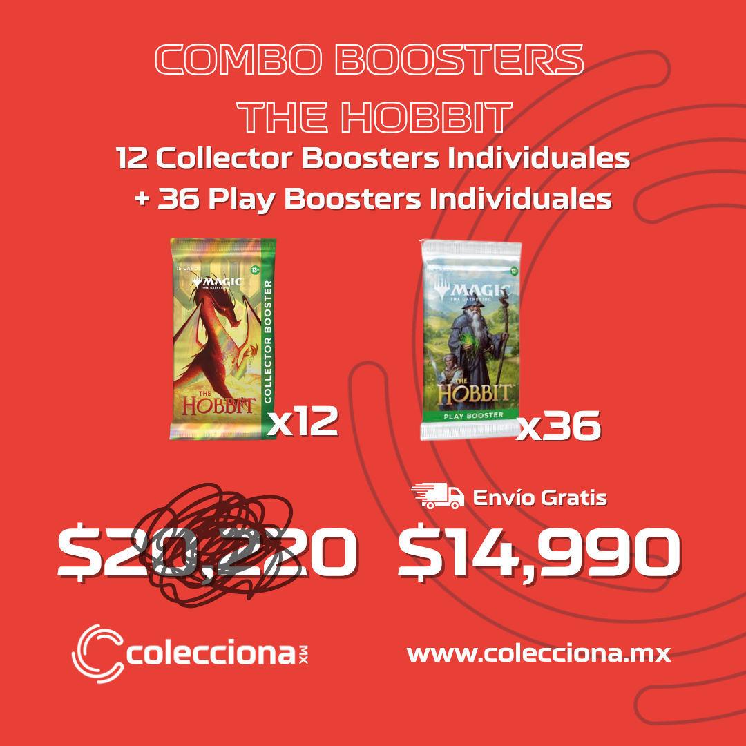 COMBO - Magic: The Gathering - The Hobbit - 12 Collector boosters individuales + 36 Play boosters individuales