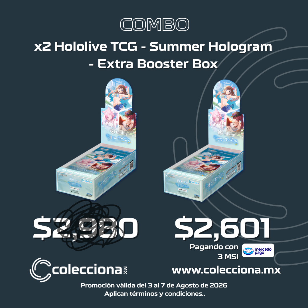 (PREVENTA) COMBO x2 Hololive TCG - Summer Hologram - Extra Booster Box - Inglés (LEER DESCRIPCIÓN)