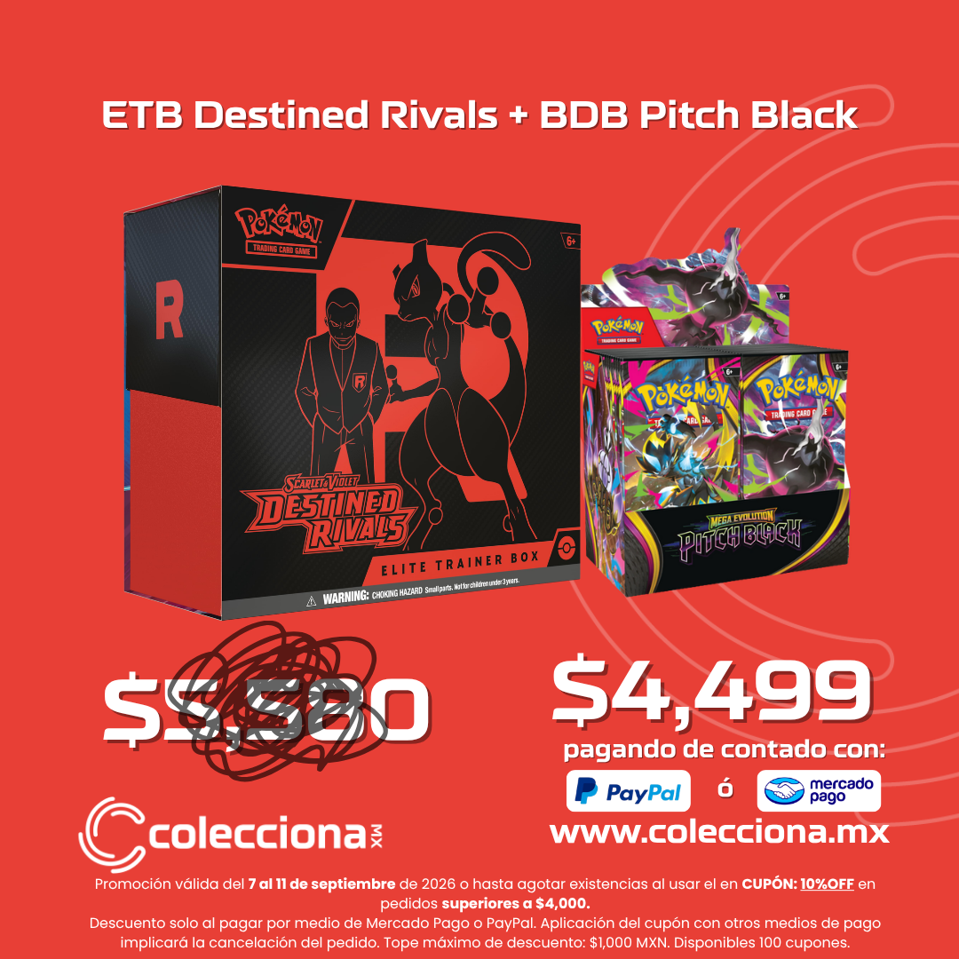 COMBO - Pokémon TCG - ETB Destined Rivals + Booster Display Pitch Black