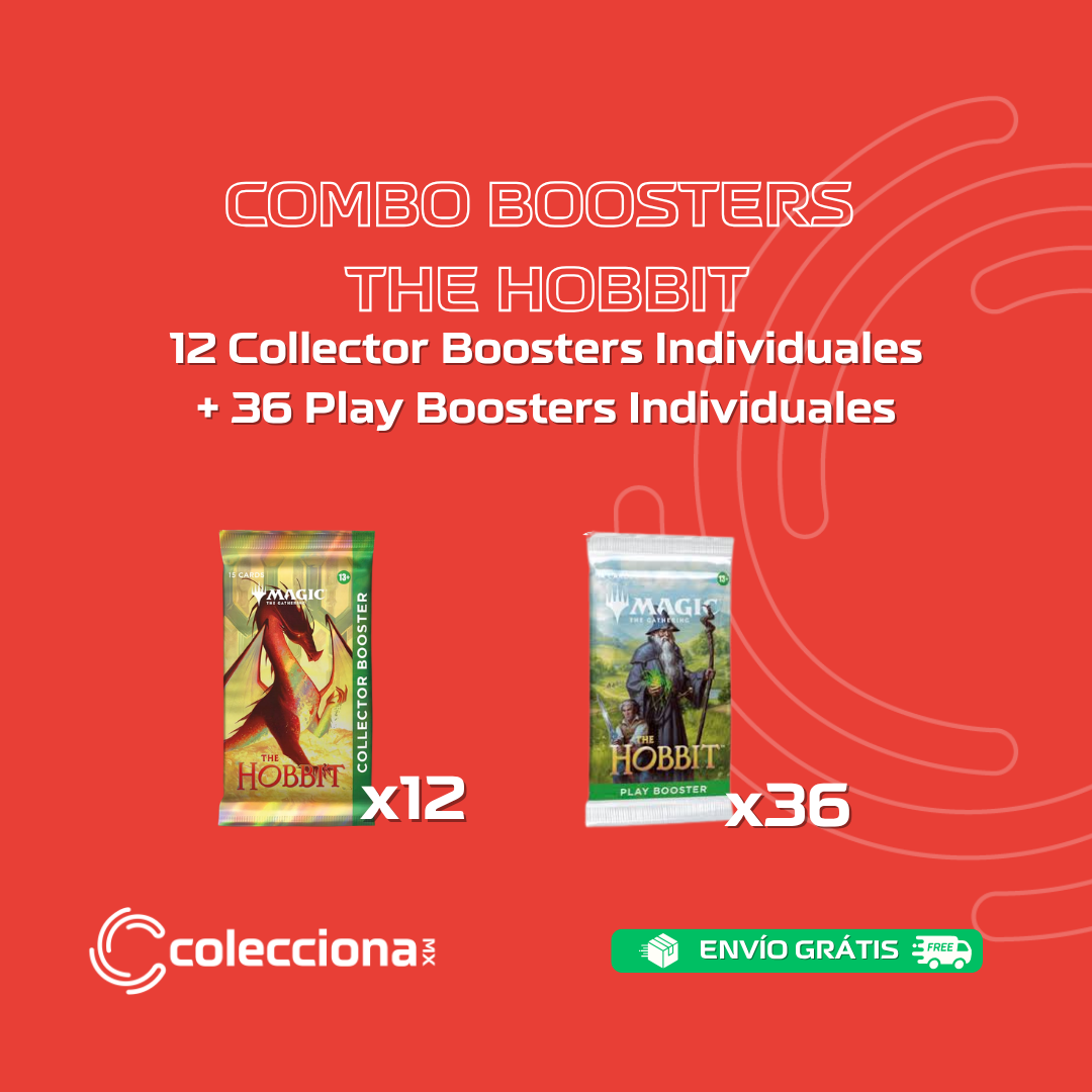 COMBO - Magic: The Gathering - The Hobbit - 12 Collector boosters individuales + 36 Play boosters individuales