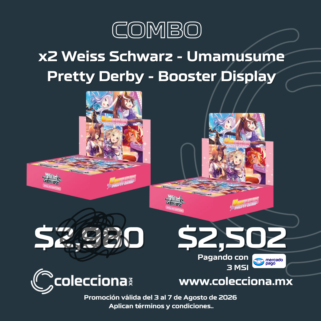 COMBO x2 Weiss Schwarz - Umamusume Pretty Derby TCG - Booster Display - Inglés