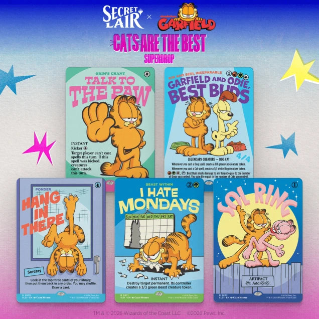 (PREVENTA) MTG Secret Lair - The Cats Are the Best - Motivationally Challenged