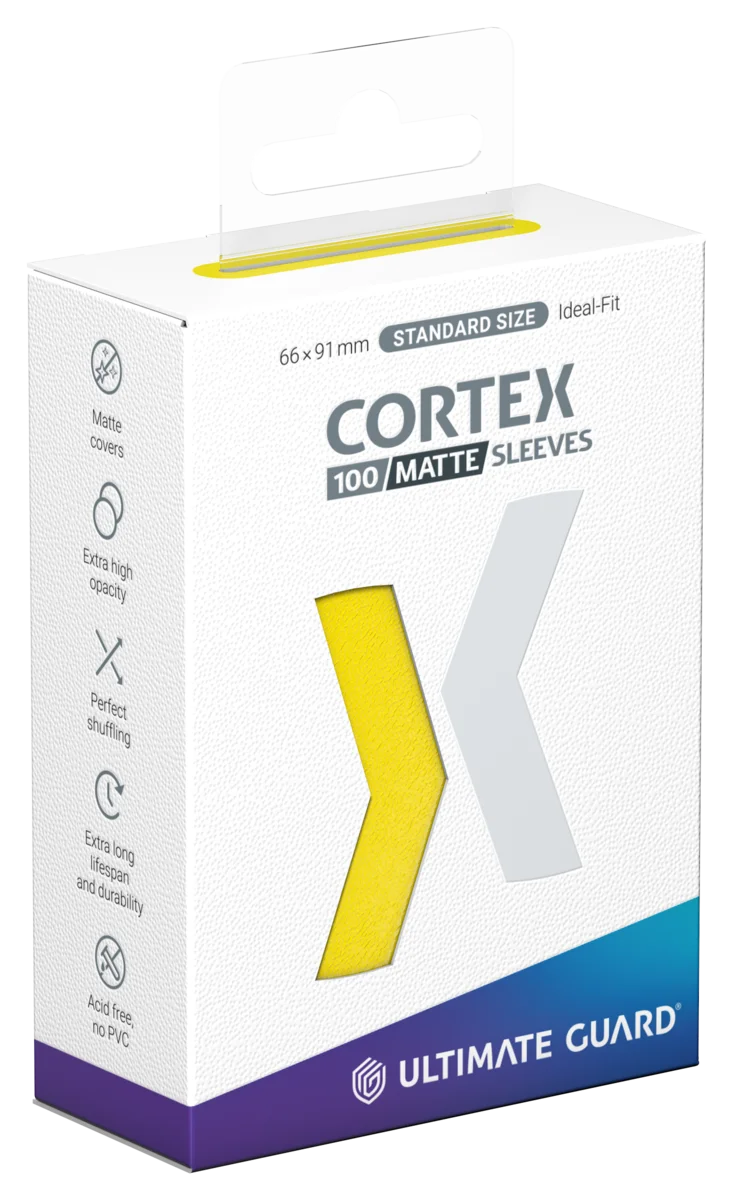 Mica Cortex Standard Matte - Ultimate Guard - Yellow 100 ct