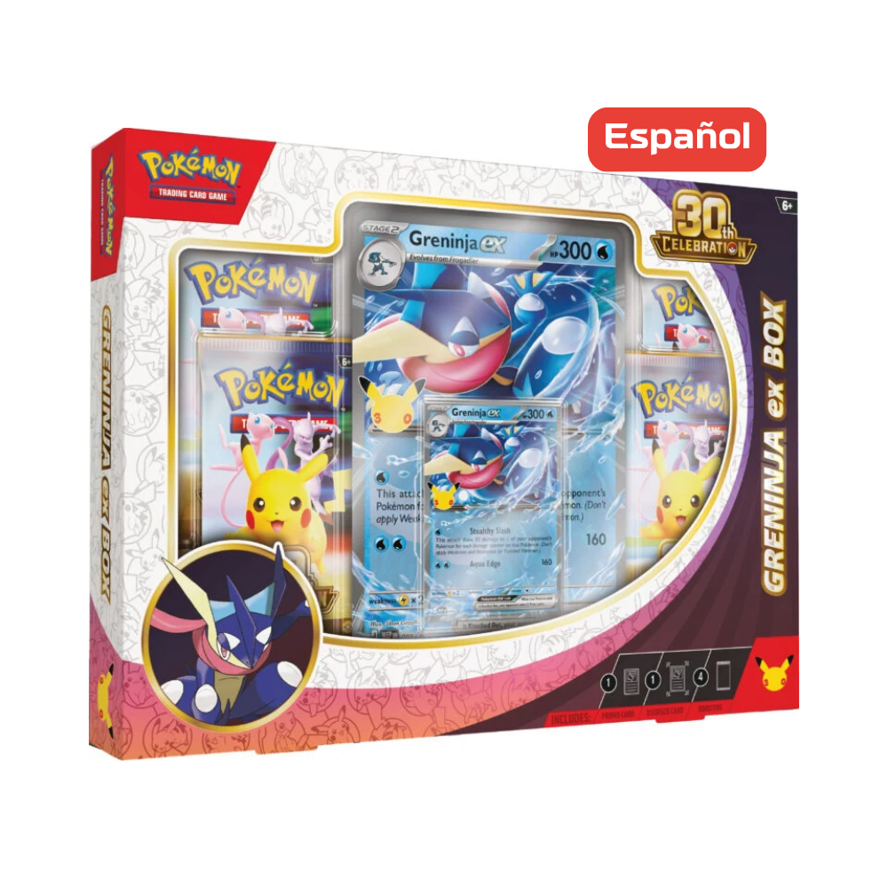 Pokémon TCG - 30th Celebration - Greninja ex Box - Español
