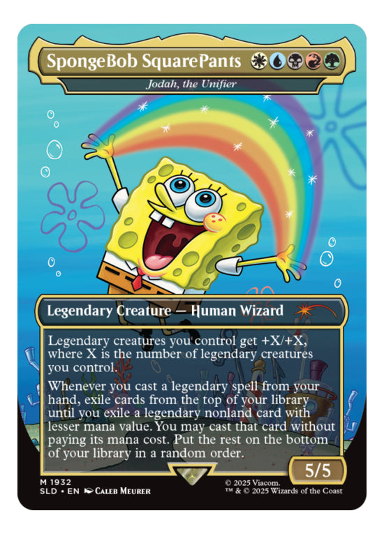 Mtg: Secret Lair - Bob Esponja - Legends Of Bikini Bottom - Inglés
