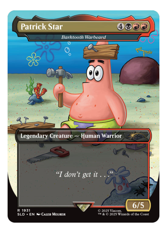 Mtg: Secret Lair - Bob Esponja - Legends Of Bikini Bottom - Inglés