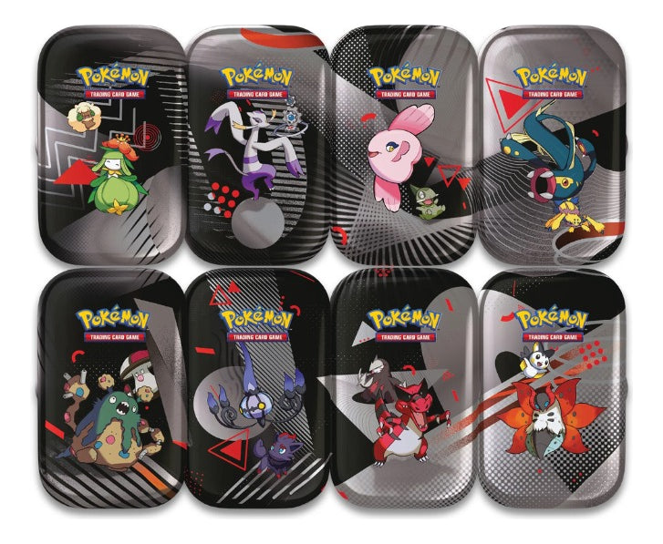 Pokemon Tcg: Mini Tin Case 8u Black Bolt White Flare Español