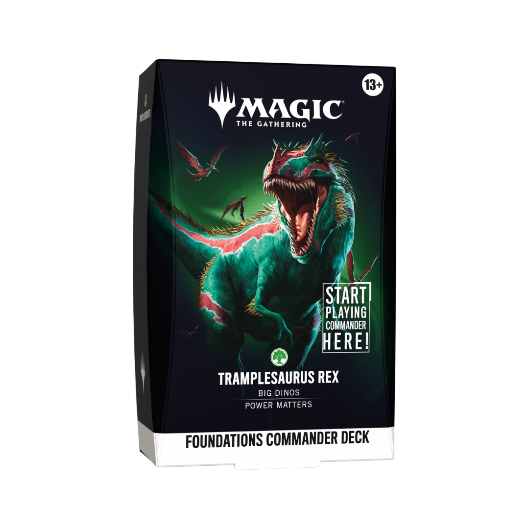 Magic The Gathering: Foundations Commander Deck - Tramplesaurus Rex