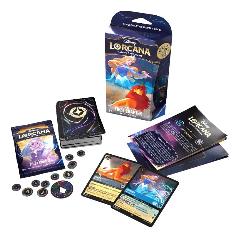 Lorcana Disney Tcg Starter Deck First Chapter Aurora Simba The First Chapter Inglés