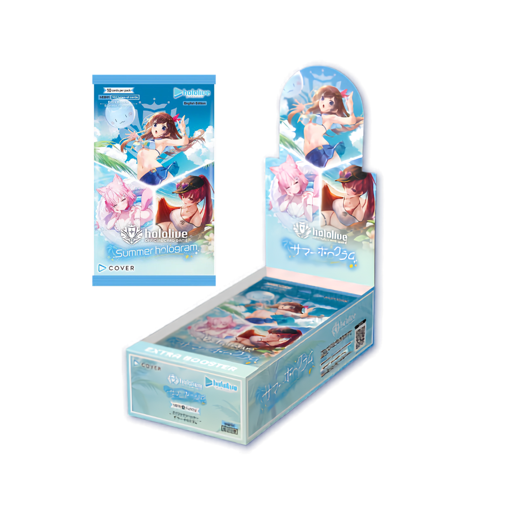Hololive TCG - Summer Hologram - Extra Booster Display