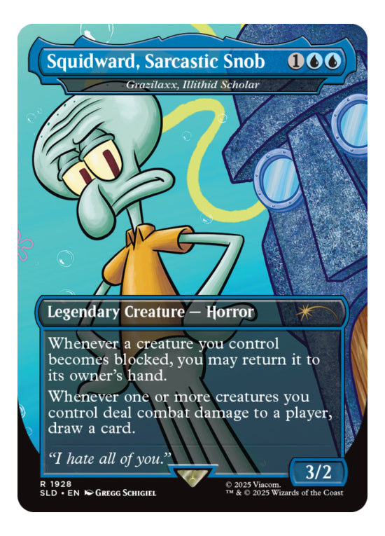Mtg: Secret Lair - Bob Esponja - Legends Of Bikini Bottom - Inglés