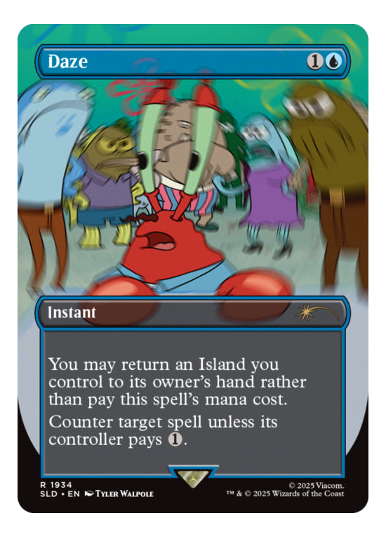 Mtg: Secret Lair - Bob Esponja - Internet Sensation - Inglés