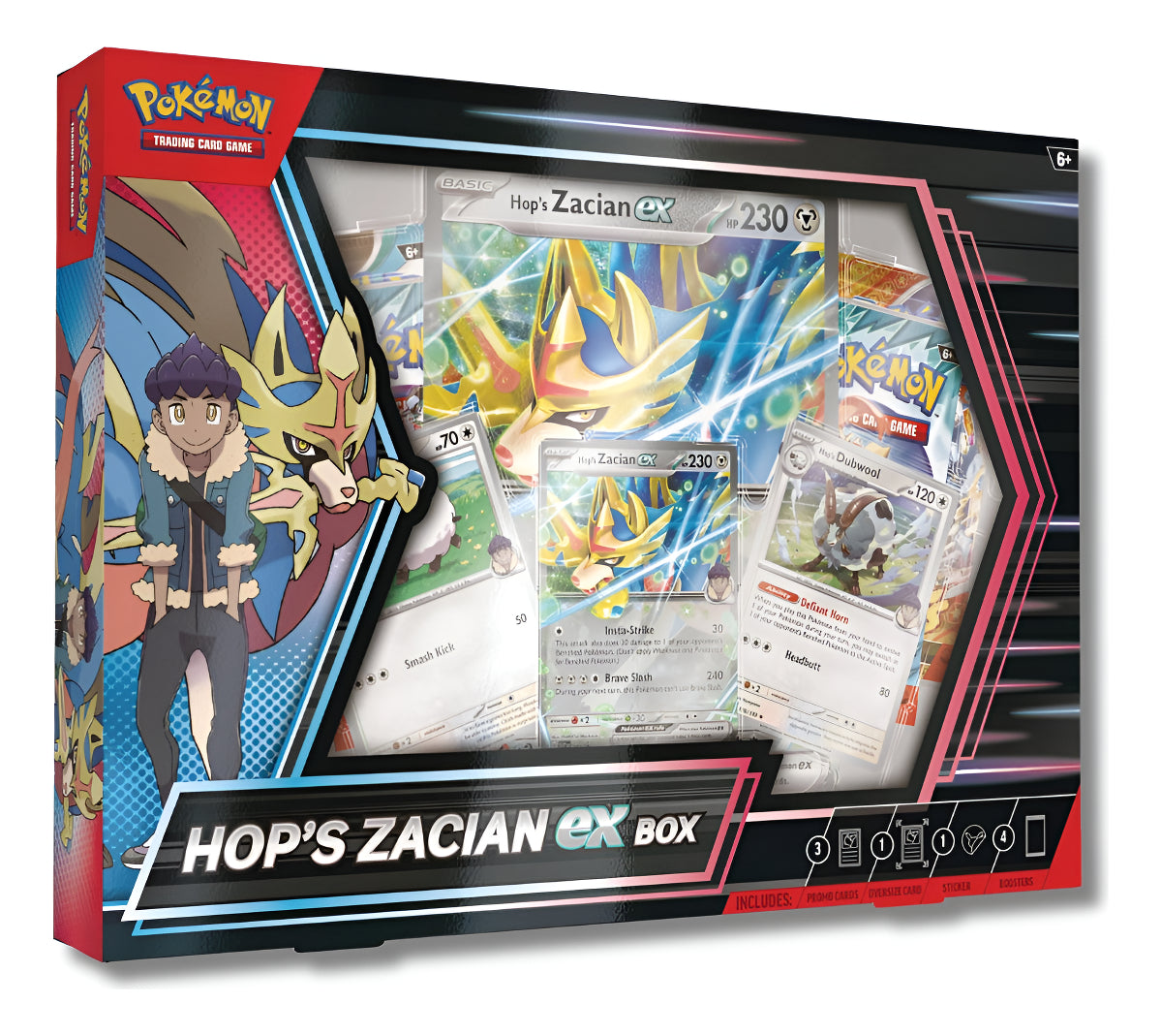 Pokemon Tcg: Hop's Zacian Ex Box - Inglés