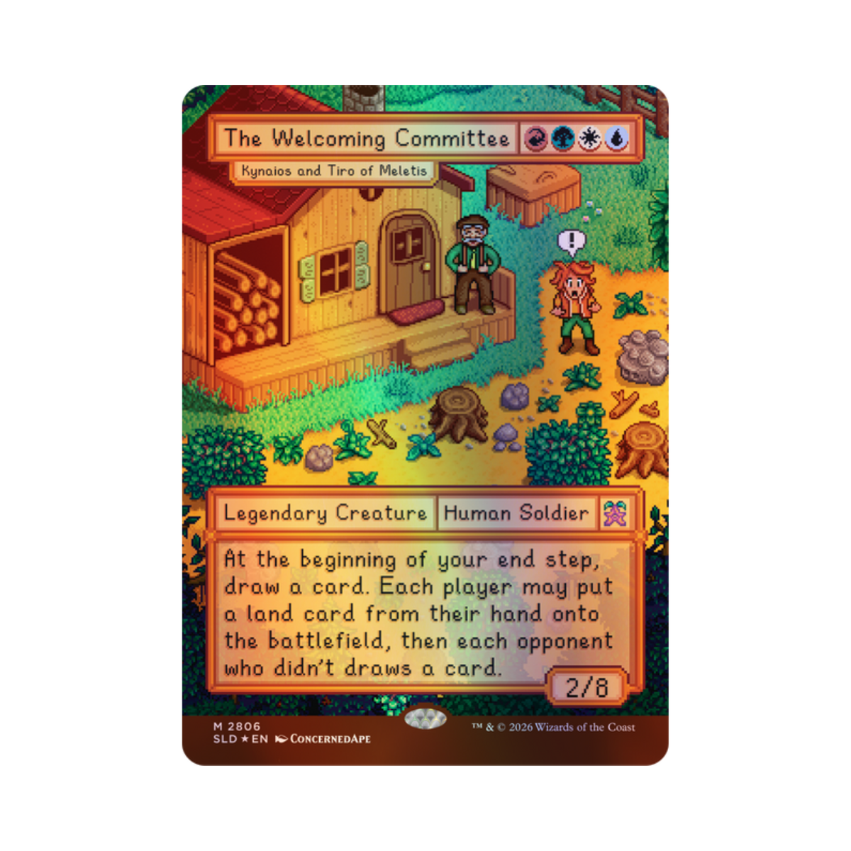MTG Secret Lair - Stardew Valley - Welcome to Stardew Valley - Foil