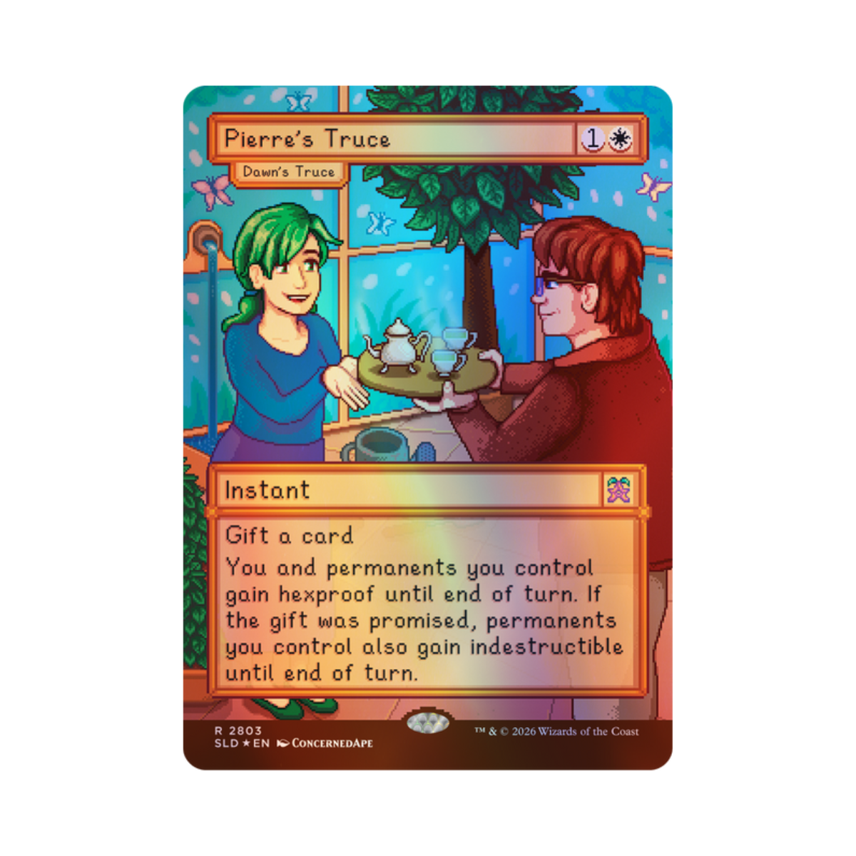 MTG Secret Lair - Stardew Valley - Welcome to Stardew Valley - Foil
