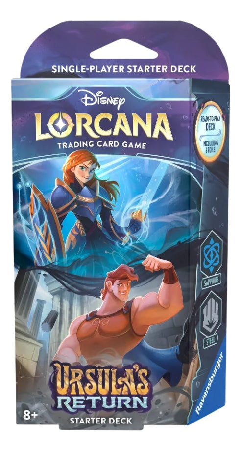 Lorcana Disney Tcg Starter Deck Ursula Returns Hercules Ana Ursulas Returns Inglés
