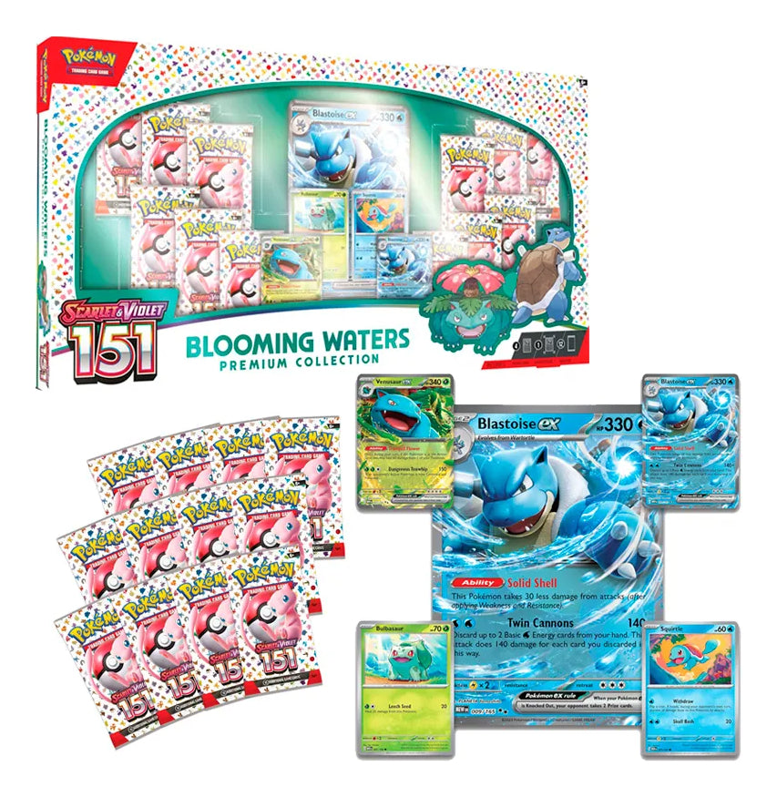 Pokemon Tcg: 151 Premium Collection - Blooming Waters Inglés Blooming Waters Inglés