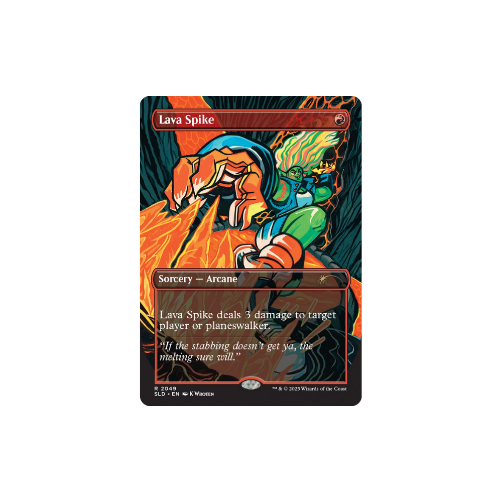 MTG Secret Lair EVERYTHING IS ON FIRE magic tcg