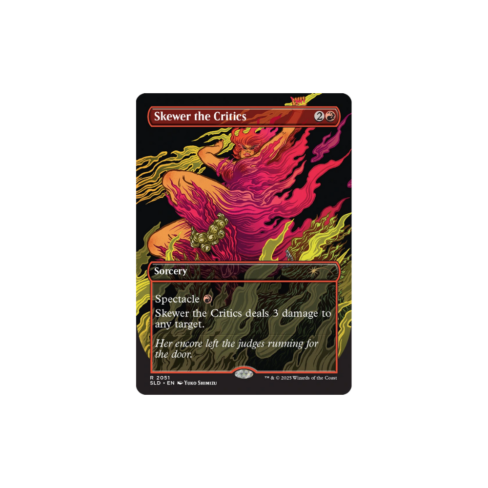 MTG Secret Lair EVERYTHING IS ON FIRE magic tcg