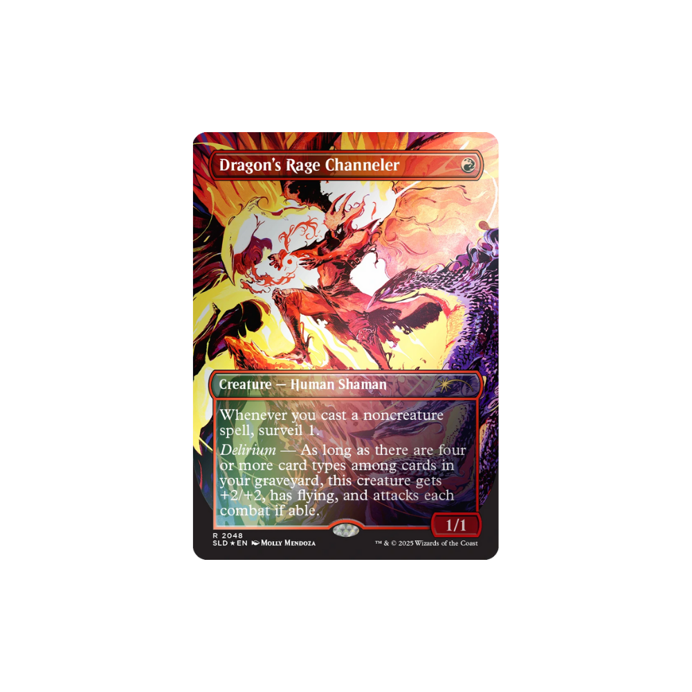 MTG Secret Lair EVERYTHING IS ON FIRE Foil magic tcg