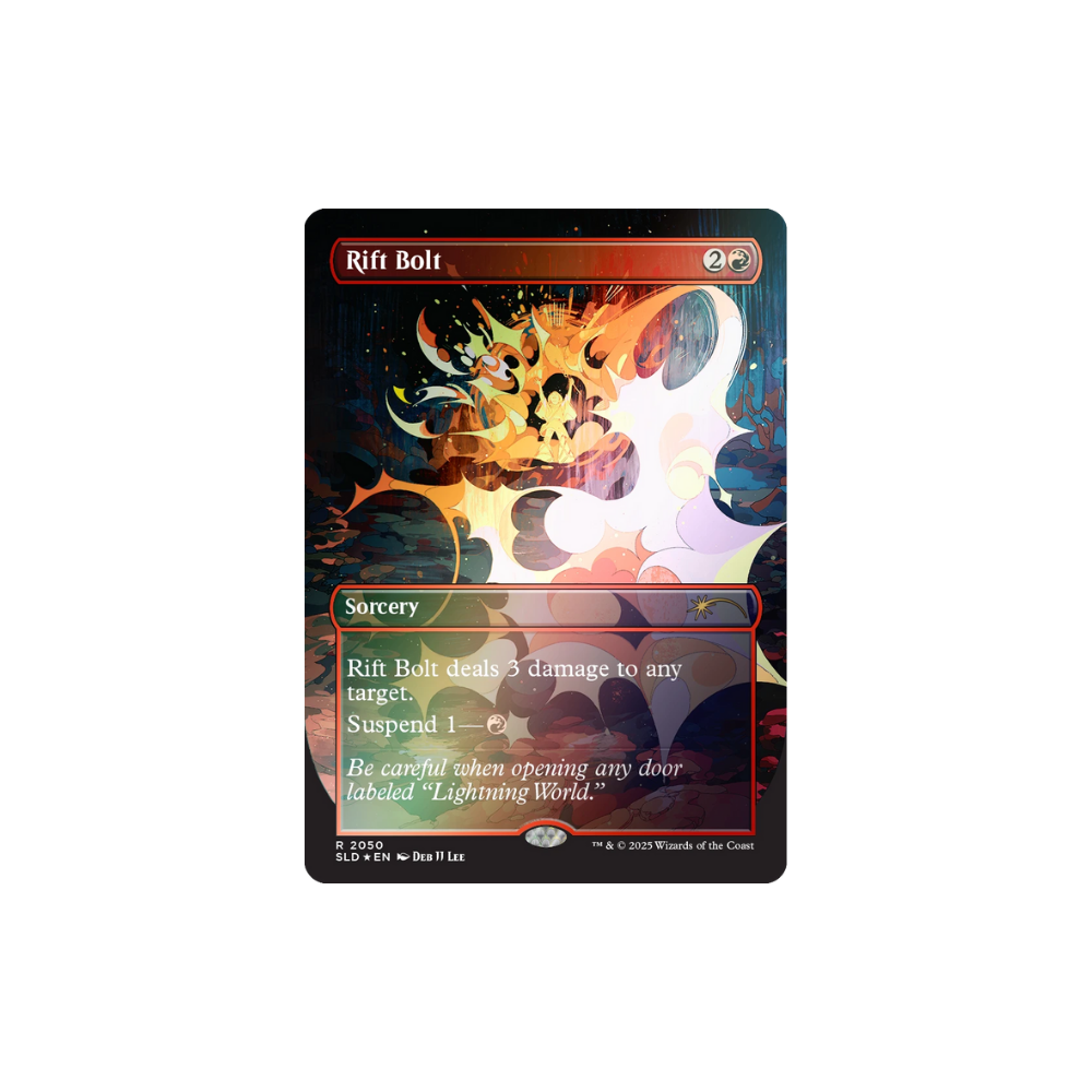 MTG Secret Lair EVERYTHING IS ON FIRE Foil magic tcg