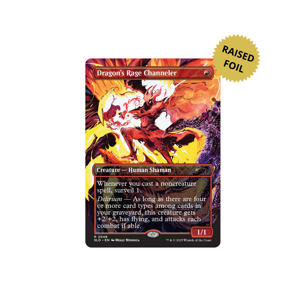 MTG Secret Lair EVERYTHING IS ON FIRE Raised Foil magic tcg