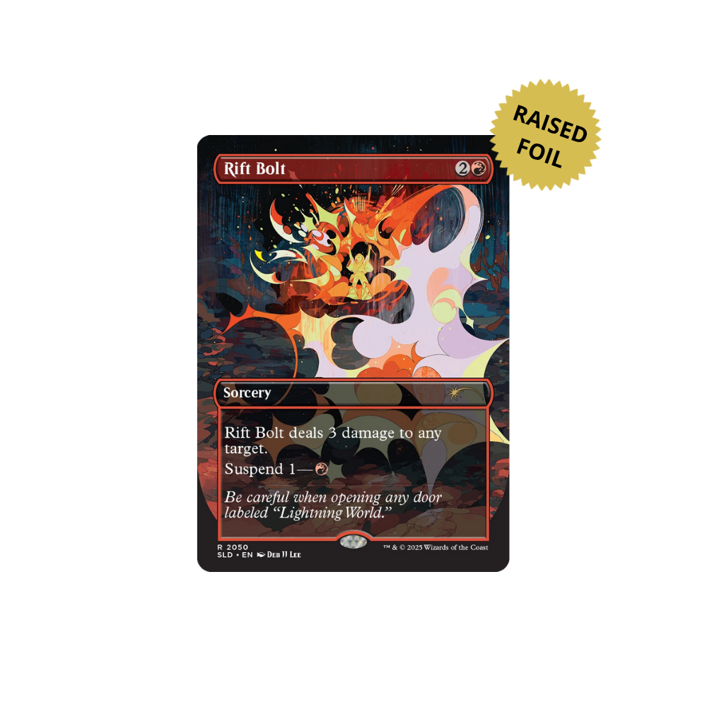 MTG Secret Lair EVERYTHING IS ON FIRE Raised Foil magic tcg