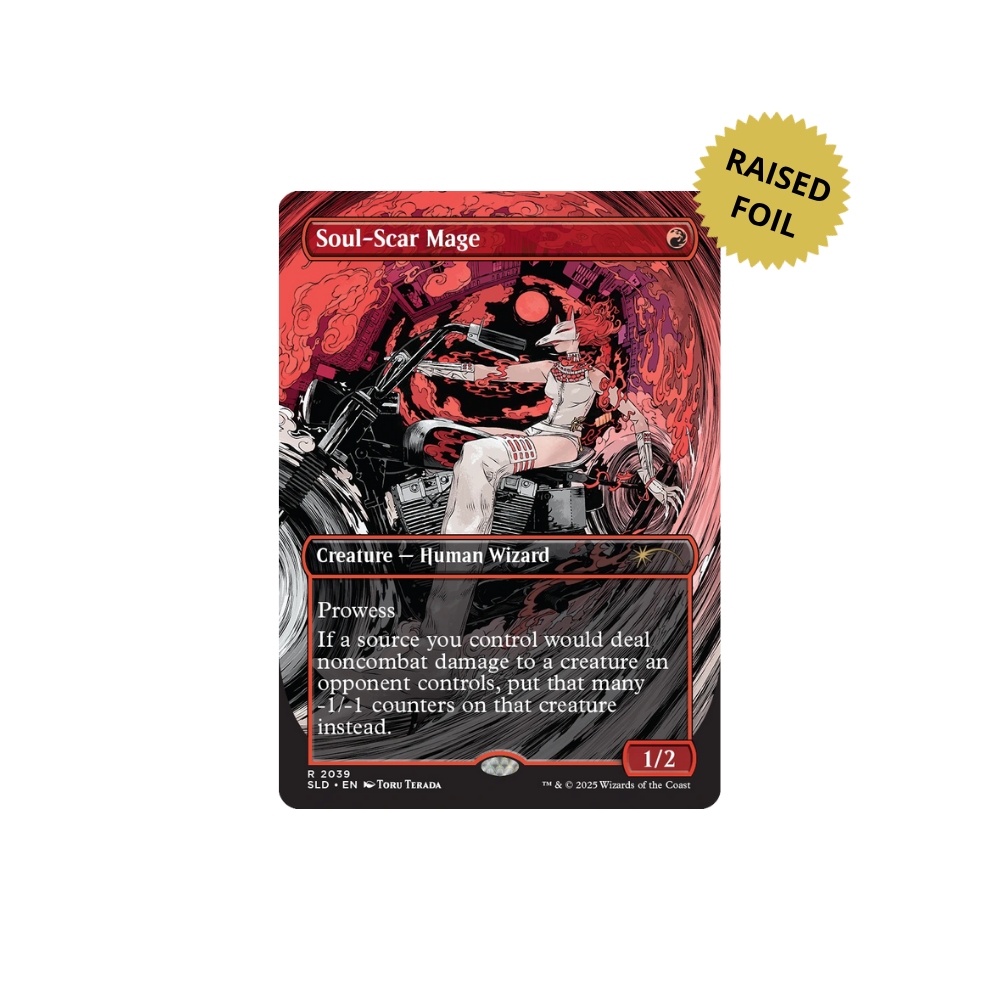 MTG Secret Lair vroooOOOMMMMMM! Raised Foil magic tcg