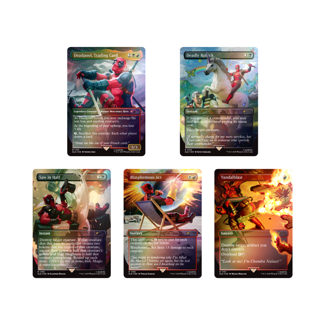 Mtg: Secret Lair - Marvel - Deadpool [foil] - Inglés