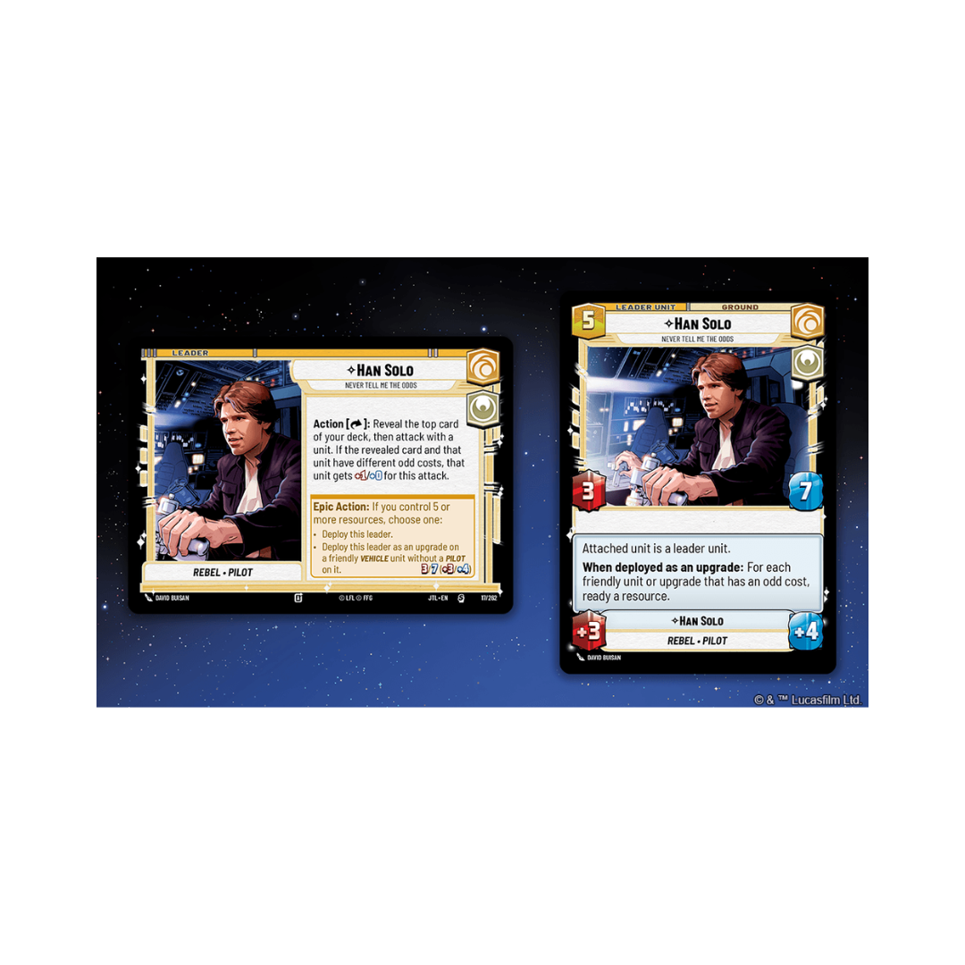 Star Wars Unlimited - Deck Spotlight Individual Han Solo - Inglés