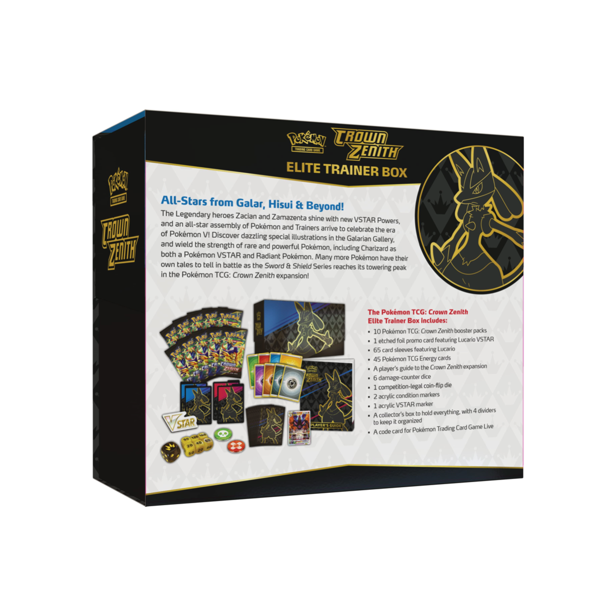 Pokemon TCG - Crown Zenith - Elite Trainer Box - Español