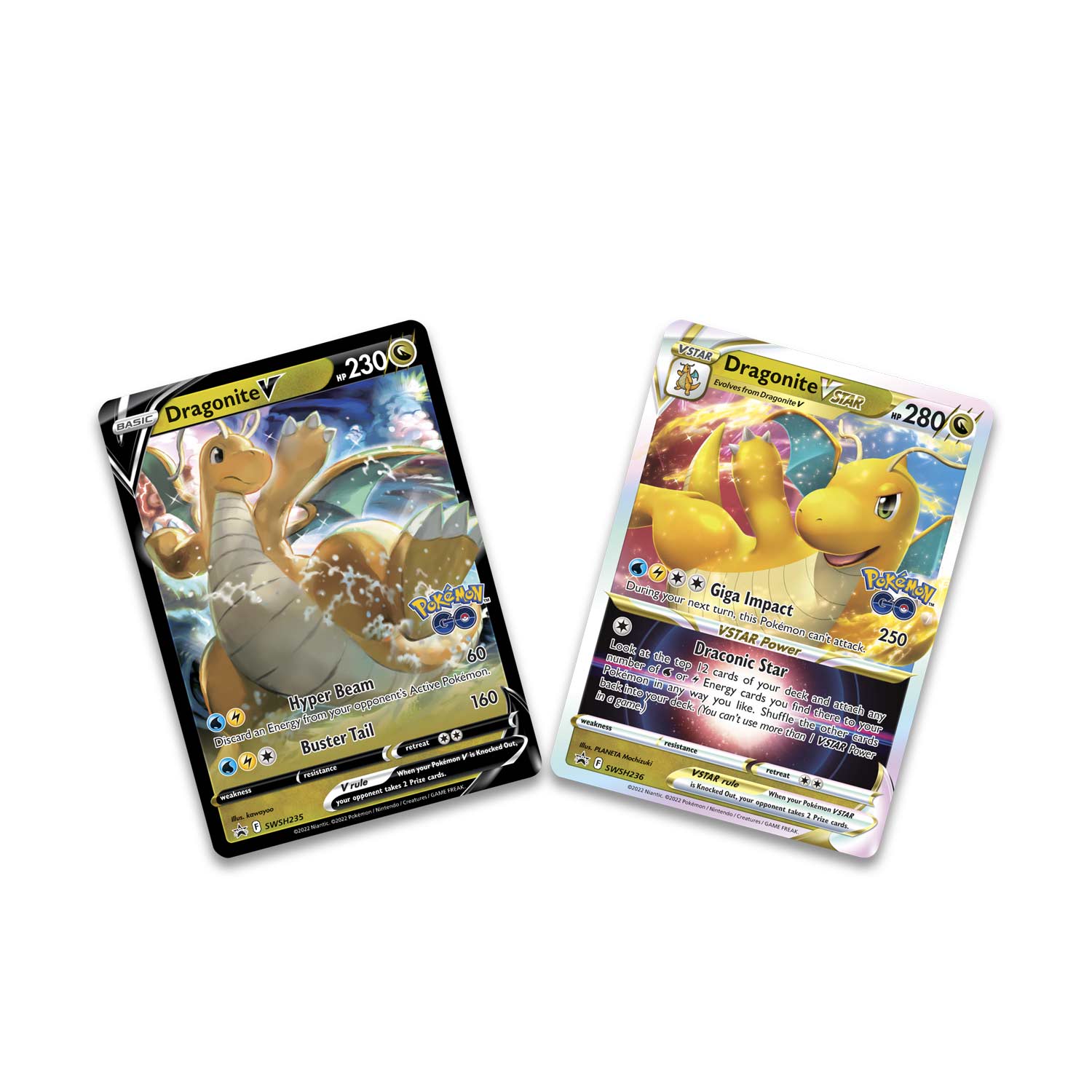 Pokemon TCG - Pokemon Go - Premier Deck Holder Collection Dragonite VSTAR - Ingles