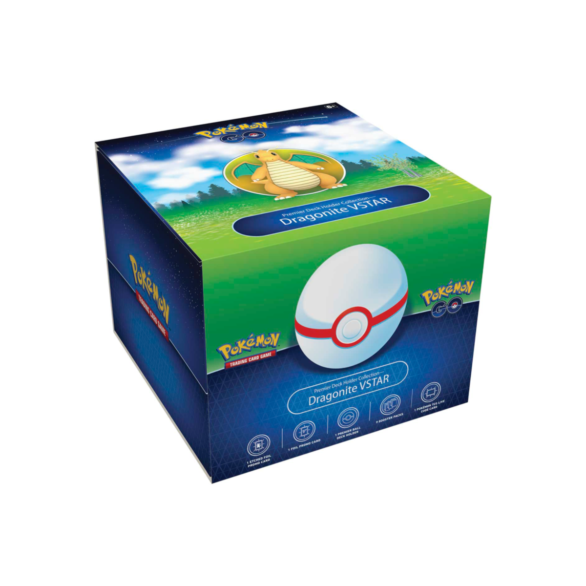 Pokemon TCG - Pokemon Go - Premier Deck Holder Collection Dragonite VSTAR - Ingles
