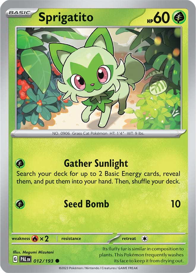 012/193 Sprigatito (Reverse holo)