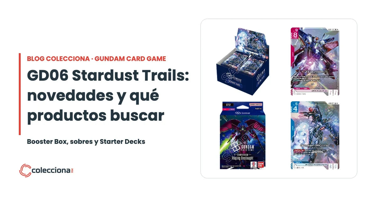 Gundam Card Game GD06 Stardust Trails: novedades y productos