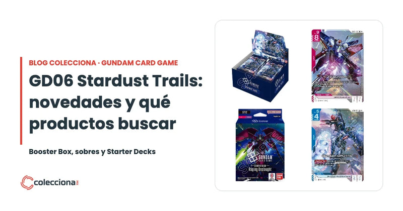 Gundam Card Game GD06 Stardust Trails: novedades y productos