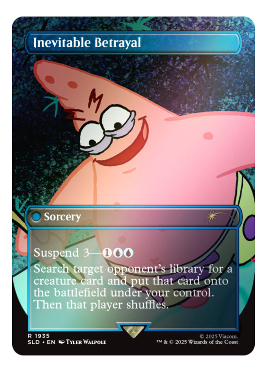 Mtg: Secret Lair - Bob Esponja - Internet Sensation [foil] - Inglés
