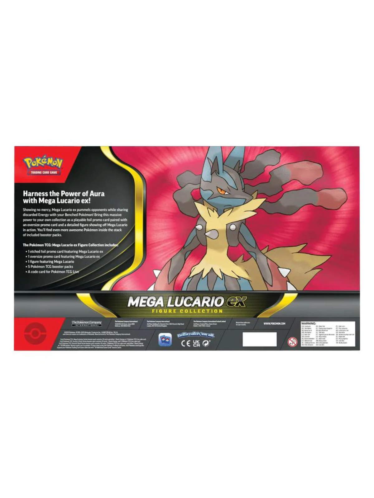 (PREVENTA) Pokémon TCG: Mega Lucario ex - Figure Collection - Ingles (APARTADO - LEER DESCRIPCION)