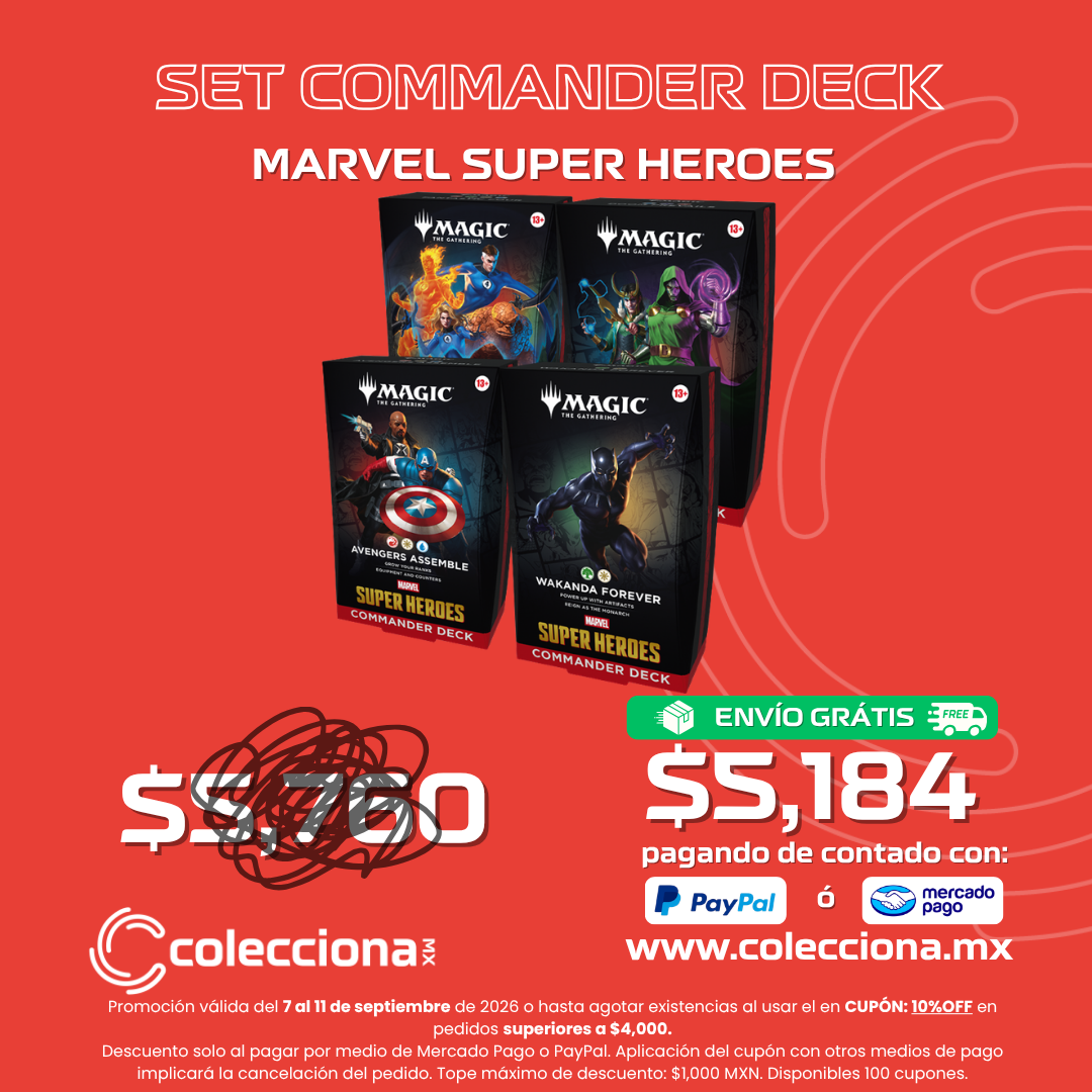 Magic The Gathering: Marvel Super Heroes - Commander Deck Set - Inglés