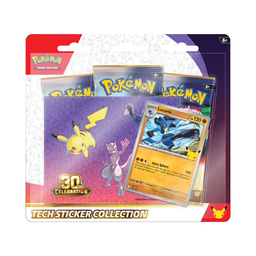 (PREVENTA) Pokémon TCG - 30th Celebration Tech Sticker Collection PAR (LIMITADO A 1 - LEER DESCRIPCIÓN)
